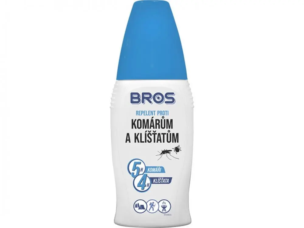 BROS Repelent proti komárům a klíšťatům 100 ml