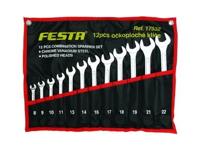 Klíče očkové ploché Festa 6–32 mm 25 ks