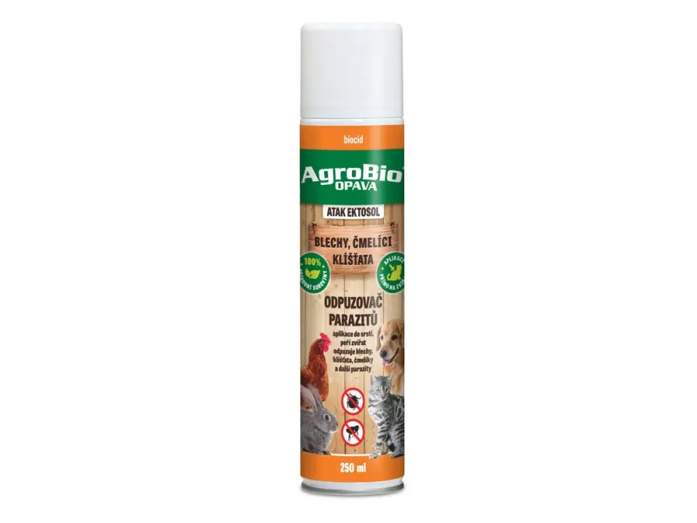 AgroBio ATAK Ektosol - Odpuzovač parazitů 250 ml