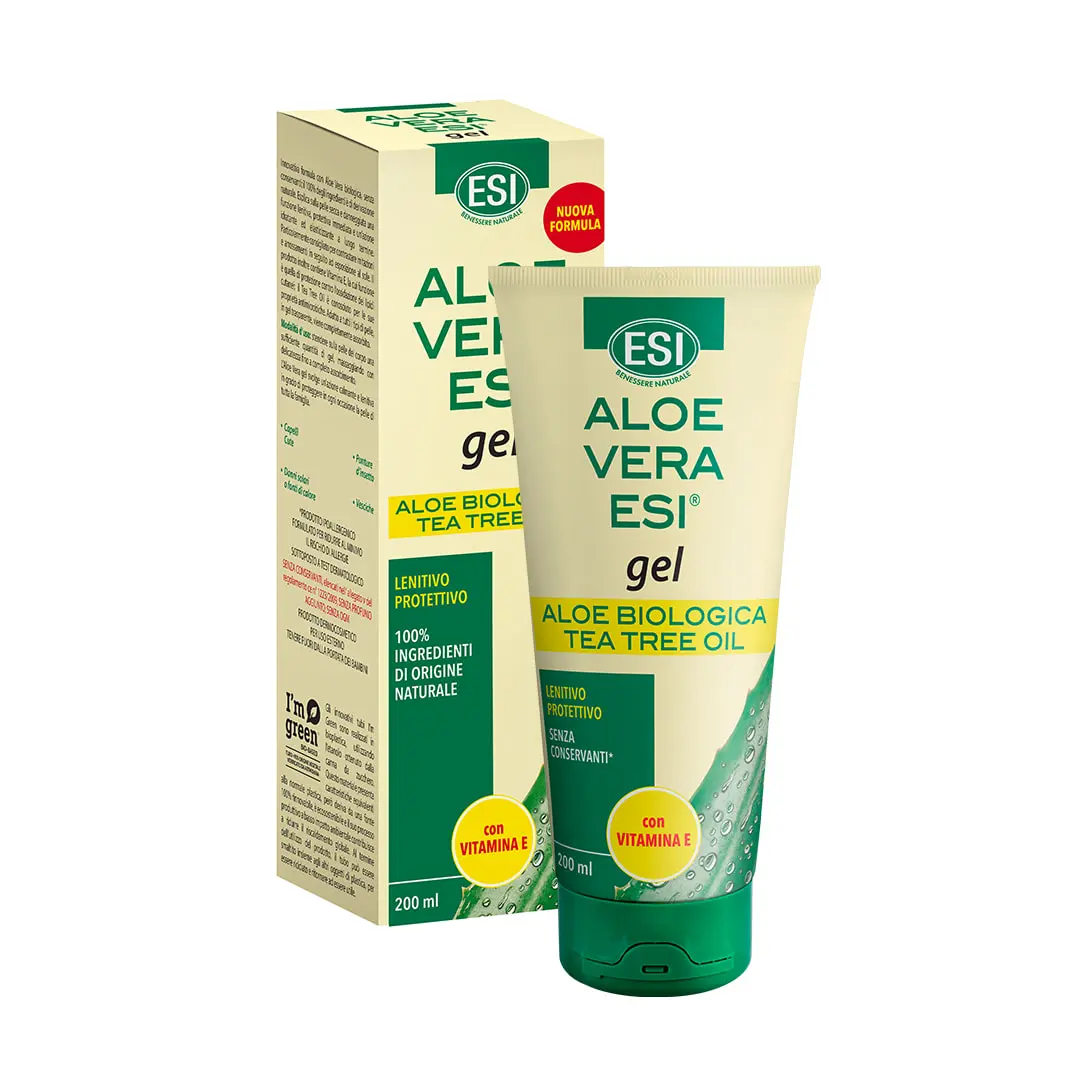 ESI Aloe Vera gel s vitamínem E a Tea Tree olejem 200 ml