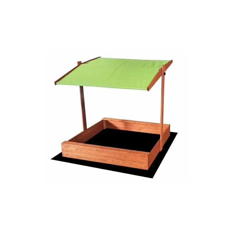 Impregnované pískoviště se stříškou s UV filtrem - 120x120 cm