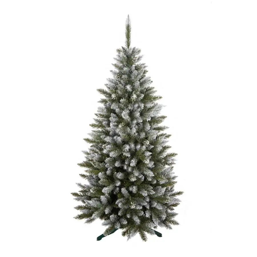 Hustý zasněžený stromek diamantový smrk - 180 cm