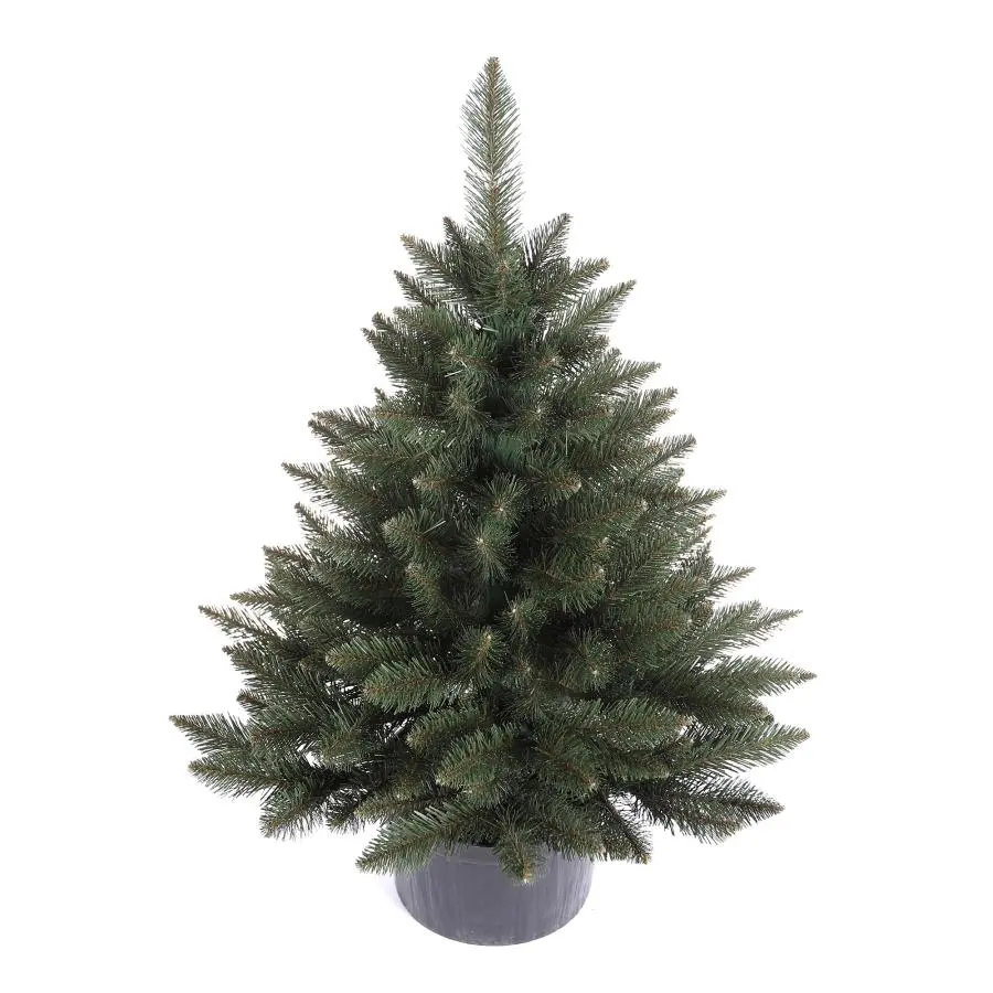 Umelý vianočný stromček smrek v črepníku - 80 cm