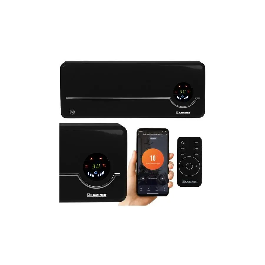 Vzduchová clona Kaminer AIRO 2000W s WiFi ovládáním a keramickým PTC ohřívačem
