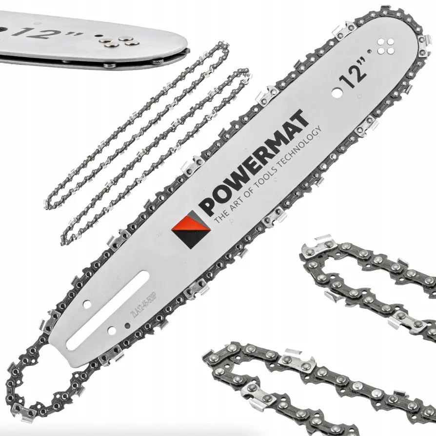 Vodicí lišta motorové pily 30 cm 12' + 2x řetěz 3/8' 1,3 mm
