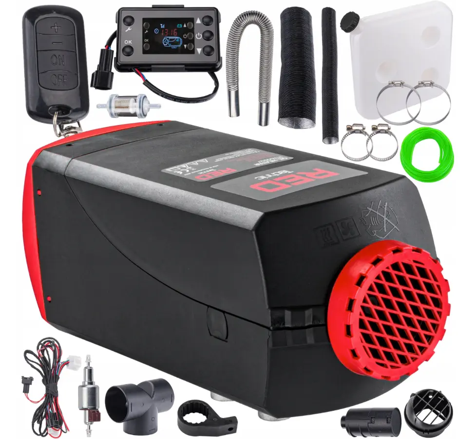 Dieselový ohřívač vzduchu 8 kW s LCD panelem - typ Webasto