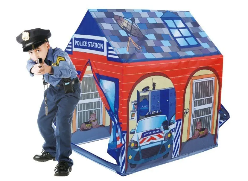 IPLAY Dětský stan Policejní stanice EcoToys