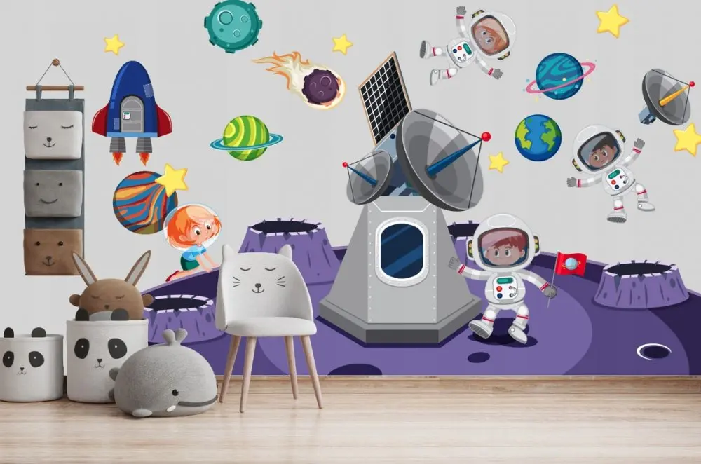 Samolepka na zeď pro malého astronauta