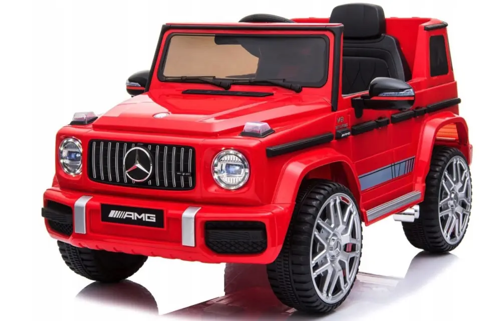 Dětské elektrické auto Mercedes AMG G63 4x4 na baterie s dálkovým ovládáním červená