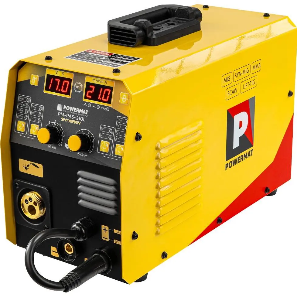 Invertorová svářečka 210 A - MIG/MAG, FLUX, MMA, TIG LIFT