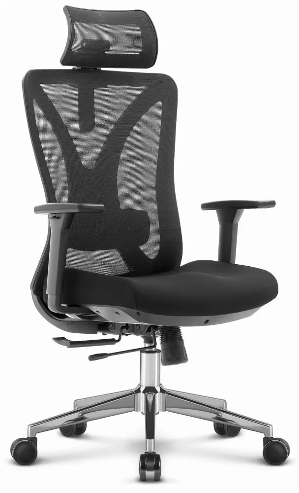 Vysoce kvalitní ergonomická kancelářská židle HC-1054 - černá