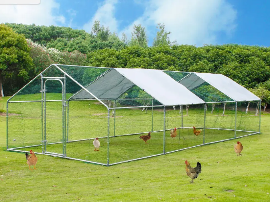 Přenosný výběh pro slepice 3 x 8 m - 24m2