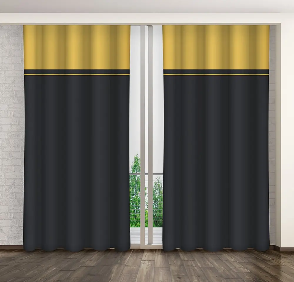 Šedá moderní dekorativní závěs Délka: 250 cm