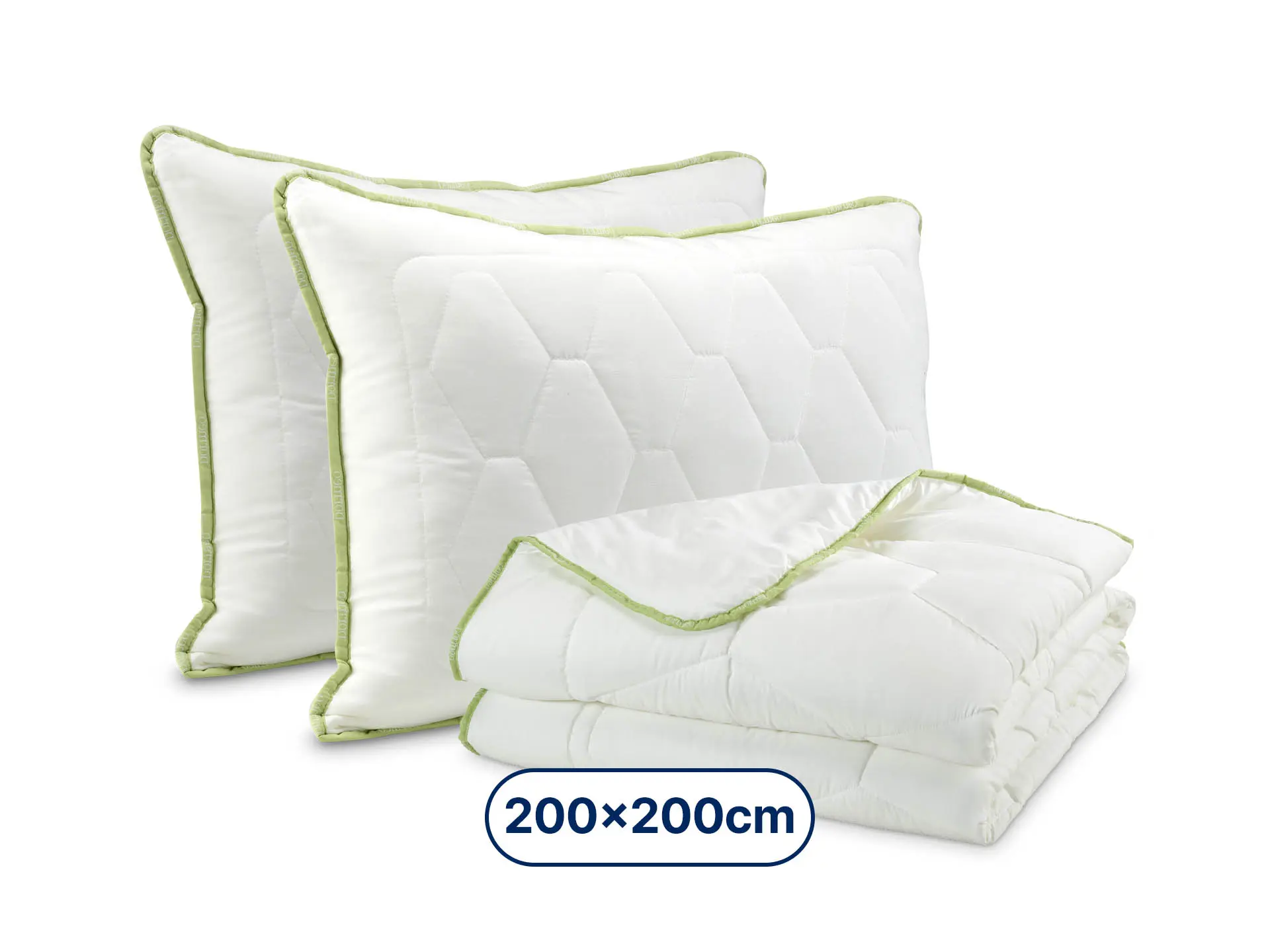 Dormeo Aloe Vera klasický polštář (2x 50x70 cm) + Dormeo Aloe Vera přikrývka (200x200 cm)
