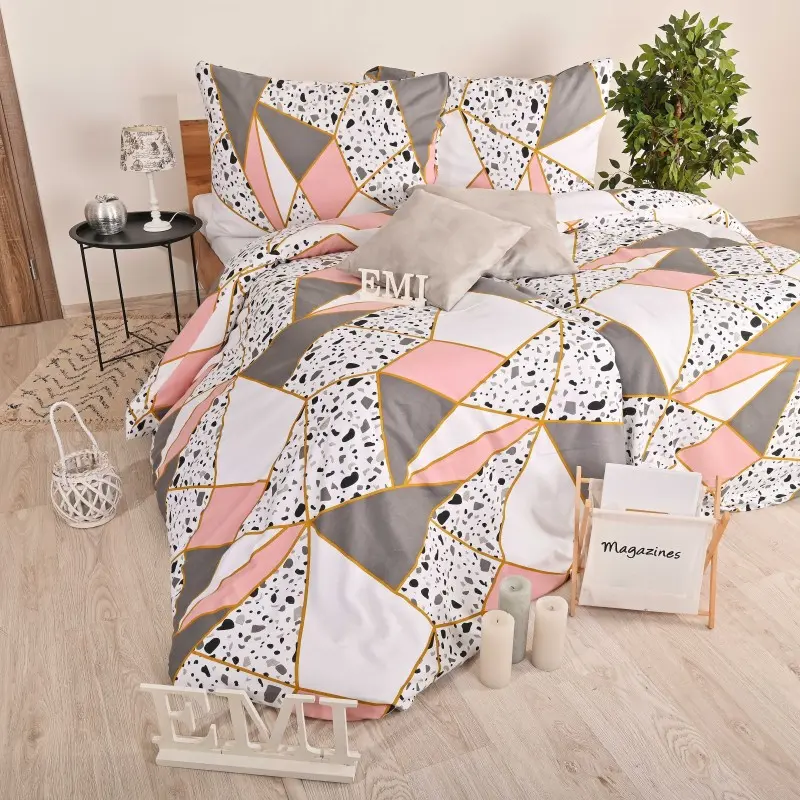 Flanelové povlečení Galina EMI, Standardní set jednolůžko obsahuje 1x 140x200 + 1x 70x90