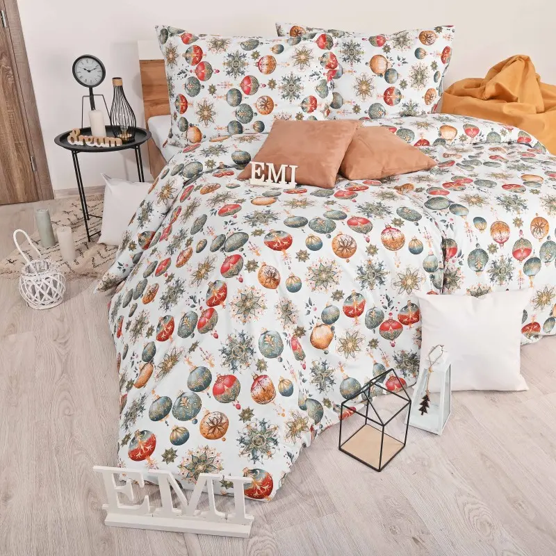 Vánoční bavlněné povlečení Magic EMI, Standardní set jednolůžko obsahuje 1x 140x200 + 1x 70x90