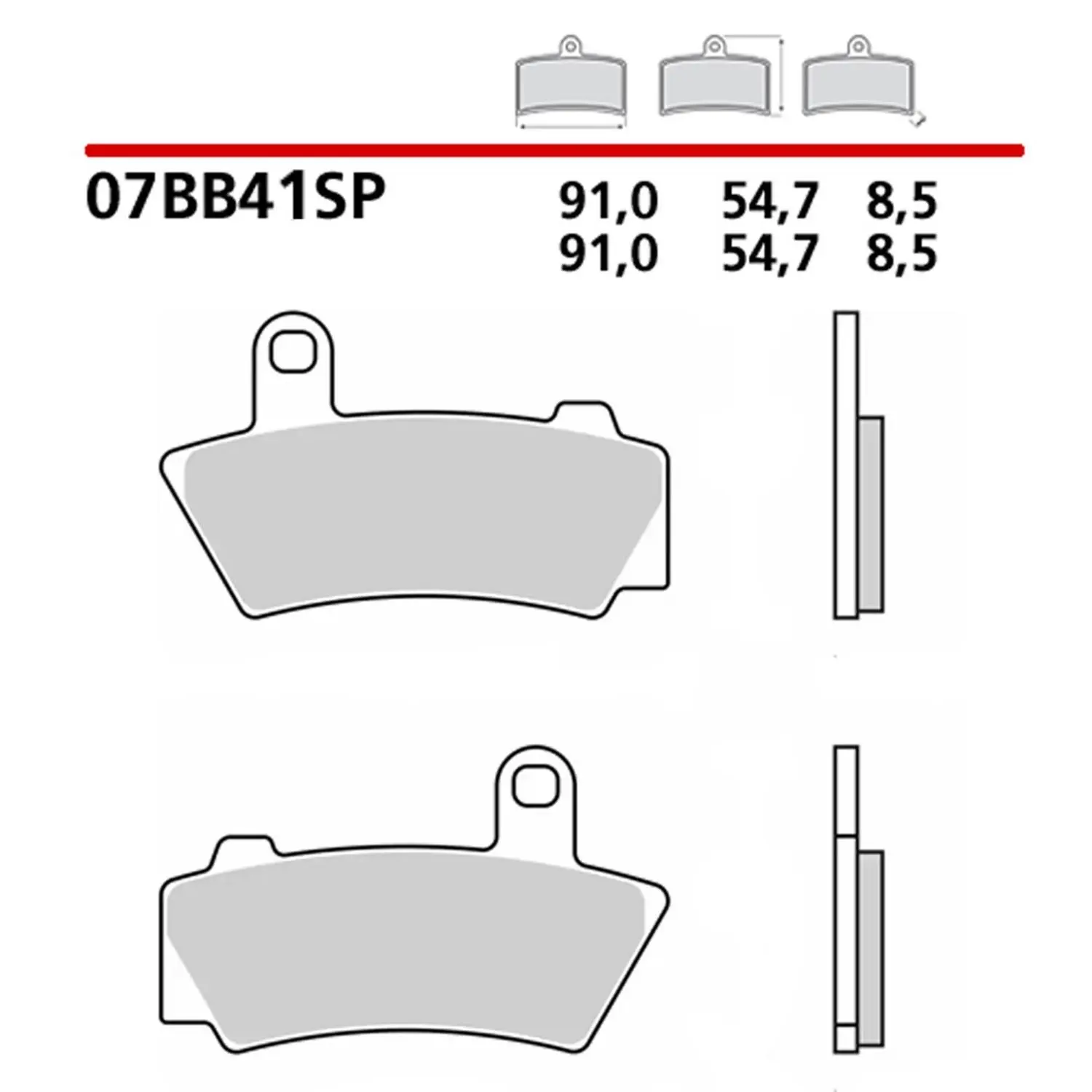 BREMBO brzdové destičky KH748 SINTER SP (slinutý kov) zadní (ECE R90) (BREMBO brzdové destičky KH748 SINTER SP (slinutý kov) zadní (ECE R90))