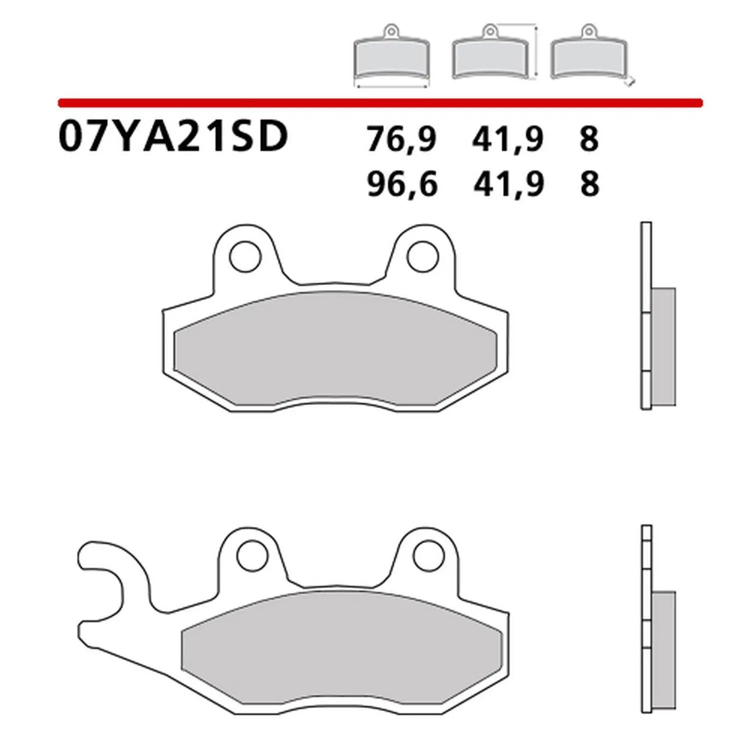 BREMBO brzdové destičky KH135 OFF ROAD SINTER SD (slinutý kov) (ECE R90) (BREMBO brzdové destičky KH135 OFF ROAD SINTER SD (slinutý kov) (ECE R90))