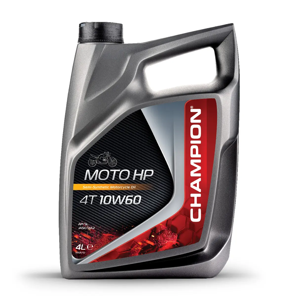 CHAMPION motorový olej MOTO HP 4T 10W60 4L MA2 polosyntetický (AKC) (CHAMPION motorový olej MOTO HP 4T 10W60 4L MA2 polosyntetický (AKC))