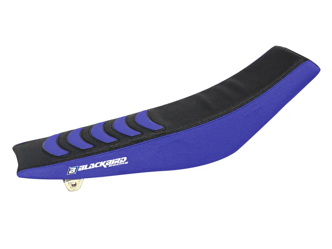 BLACKBIRD potah sedla YAMAHA YZ 85 22-25 DOUBLE GRIP 3 barva černá modrá (BLACKBIRD potah sedla YAMAHA YZ 85 22-25 DOUBLE GRIP 3 barva černá modrá)