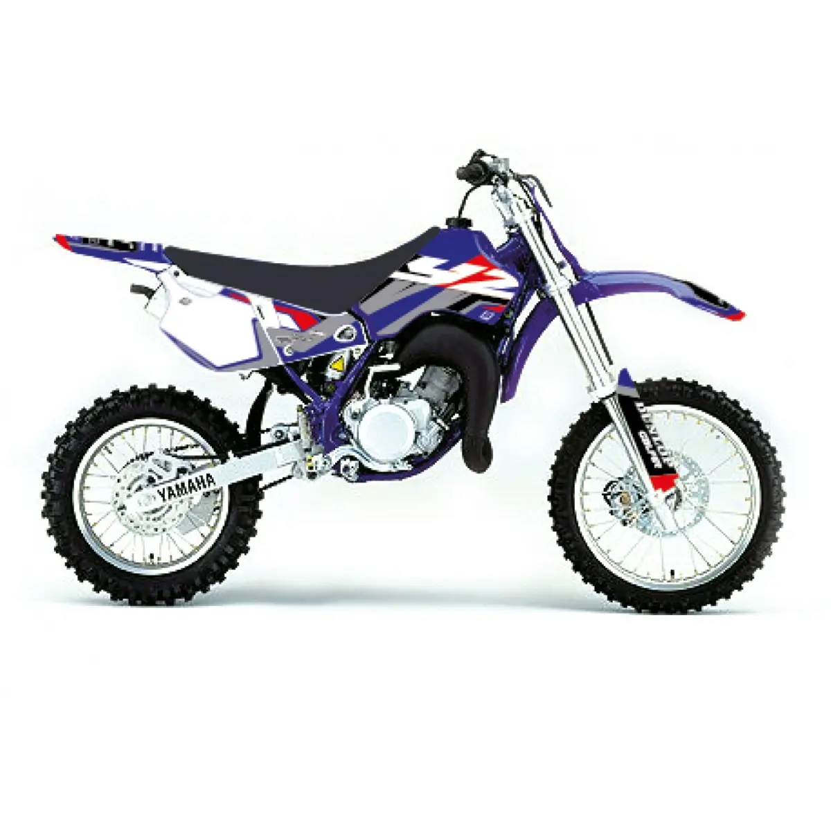 BLACKBIRD sada samolepek (dýhy) YAMAHA YZ 85 15-21 DREAM 5 barva modrá černá (BLACKBIRD sada samolepek (dýhy) YAMAHA YZ 85 15-21 DREAM 5 barva modrá)