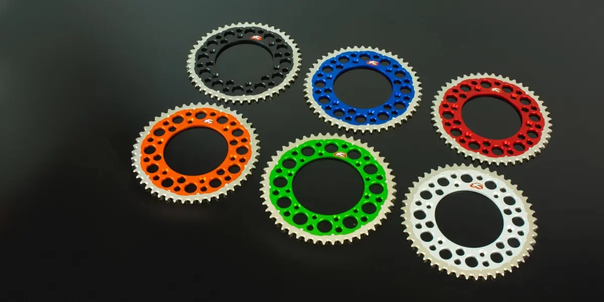 RENTHAL rozeta TWINRING 899 50 (ocel-hliník) barva modrá KTM/HUSQVARNA/HUSABERG (JTR897,50) (89950) (RENTHAL rozeta TWINRING 899 50 (ocel-hliník))