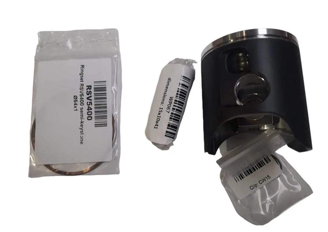 WOSSNER píst KTM (2T) SX 125 (SX125) 01-22, EXC 125 (EXC125) 01-22 GAS GAS MC/EC 125 21-22 1 kroužek (53,95mm)(ploché dno s válcovaným okrajem)