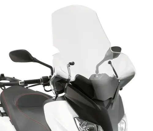 KAPPA plexi YAMAHA X-MAX 125-250 (10-13), MBK SKYCRUISER 125 (10-12) 73,5 X 63 cm průhledné - potřebné upevnění D446KITK (KAPPA plexi YAMAHA X-MAX)