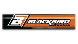 BLACKBIRD kryt řídítek (na příčku) LOGO BLACKBIRD barva oranžová (BLACKBIRD kryt řídítek (na příčku) LOGO BLACKBIRD barva oranžová)