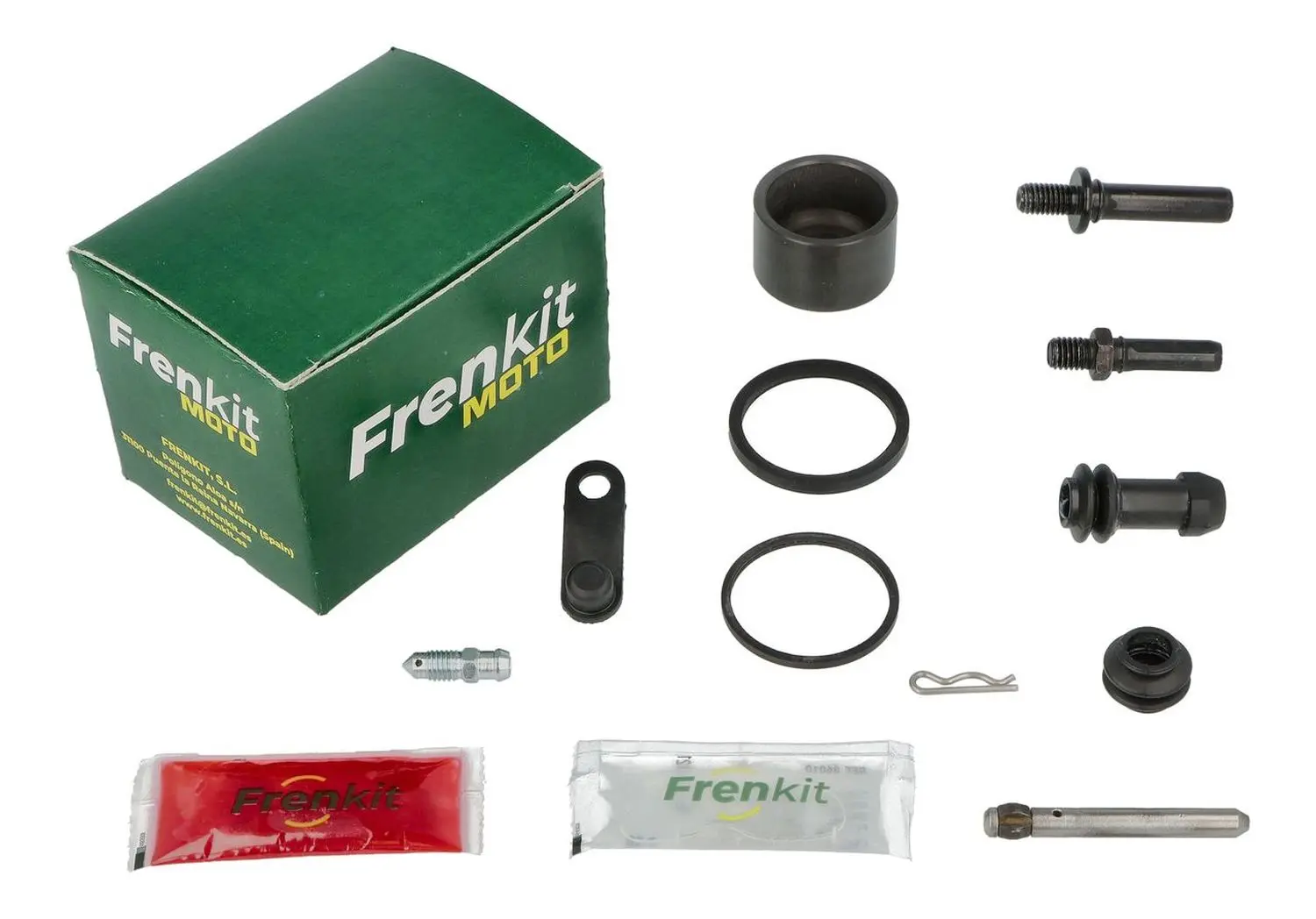 FRENKIT MOTO sada pro opravu brzdového třmenu (kompletní / superkit) BYBRE / BREMBO (píst fi 32mm) zadní BMW G 310 GS / R '16-'22, DUCATI SCRAMBLER