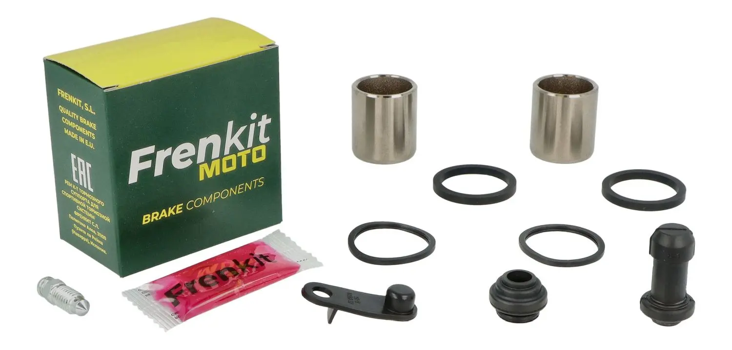 FRENKIT MOTO opravná sada brzdového třmenu (těsnění + písty) NISSIN (píst FI 27MM) přední YAMAHA X-MAX 125 / 250 '10-'17, XC 125 R MAJESTY / SKYLINER