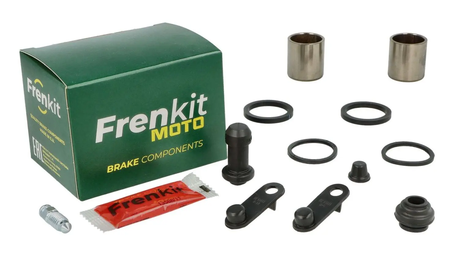 FRENKIT MOTO opravná sada brzdového třmenu (těsnění + písty) NISSIN (píst fi 25mm) přední HONDA CG 150 '05-'13, CMX 250 C REBEL '95-'96, MSX 125 GROM