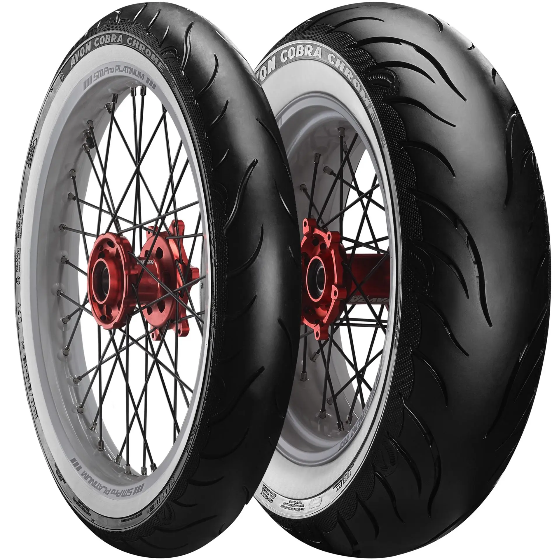 AVON 180/70R16 COBRA CHROME WSW 77V TL ZADNÍ BÍLÁ STRANA DOT 2023 (4120115) ( )
