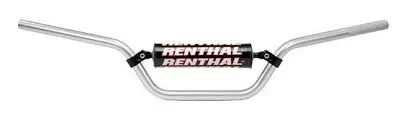RENTHAL řidítka 7/8 (22mm) ATV HANDLEBAR SILVER SPECIAL QUAD PADDED barva stříbrná s chráničem (RENTHAL řidítka 7/8 (22mm) ATV HANDLEBAR SILVER)