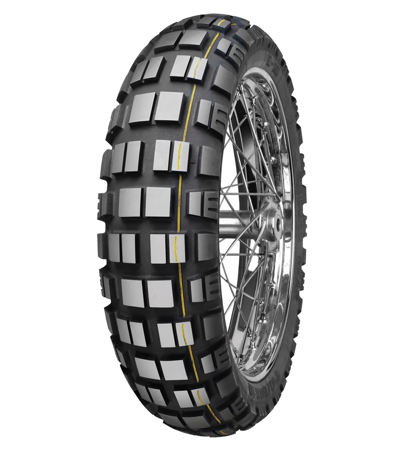 MITAS 140/80B17 E-10 69T TL DAKAR (ŽLUTÝ PROUŽEK) ZADNÍ DOT 2023 (24424) (náhradní:70001209) ( )