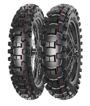 MITAS 90/100-12 TERRA FORCE-MX IT PIT CROSS (CZERWONO-NIEBIESKI PASEK) 46M TT ZADNÍ DOT 2025 (DOT:JXDP/XMDP/JMDP/XODP/JJDP) (náhradní:70000999) ( )