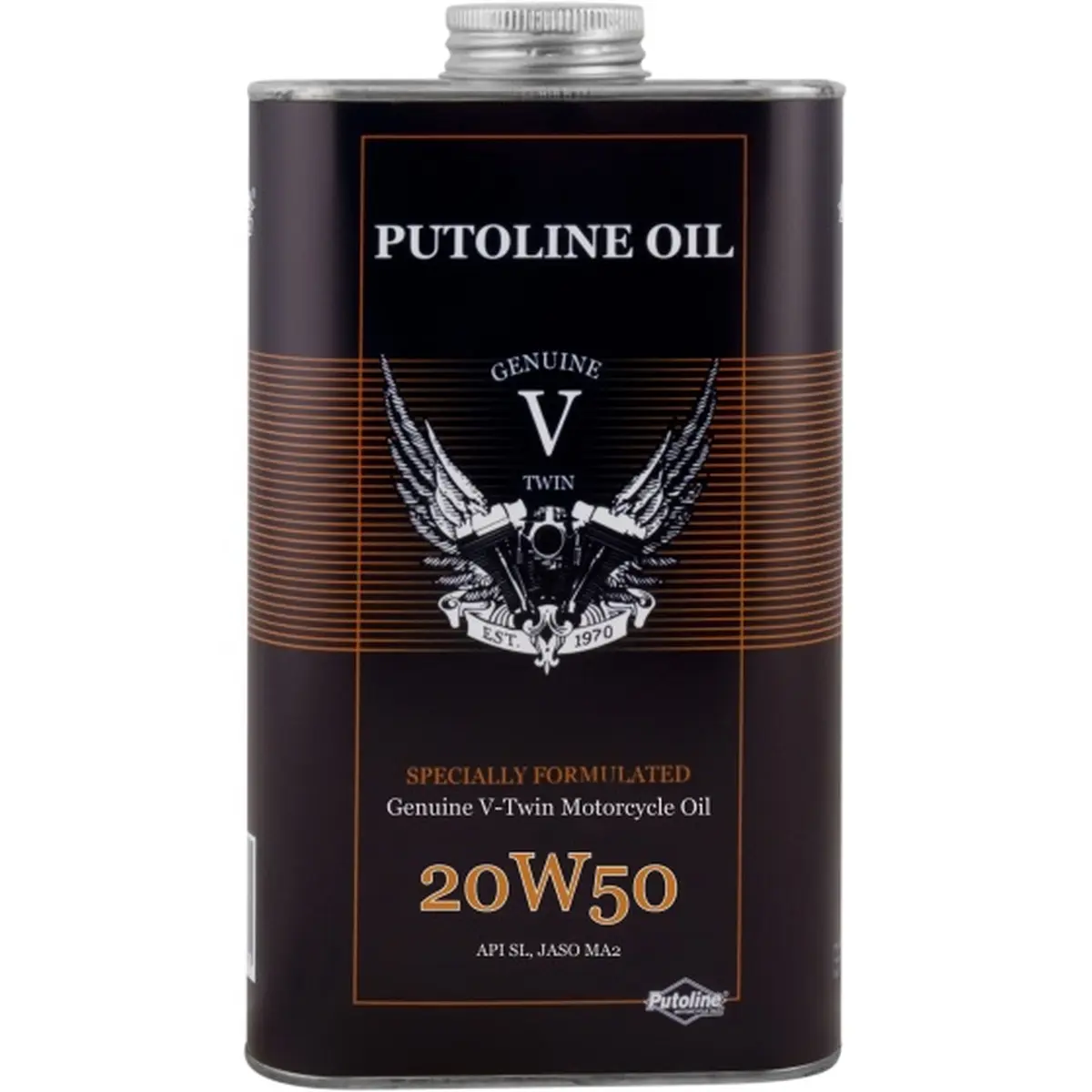 PUTOLINE motorový olej 4T GENUINE V-TWIN 20W50 1L (AKC) (PUTOLINE motorový olej 4T GENUINE V-TWIN 20W50 1L (AKC))