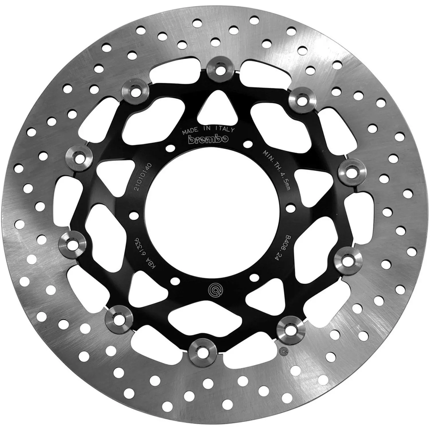 BREMBO přední plovoucí brzdový kotouč HONDA CB 600 F HORNET '07-'13, CBR 600 F '11-'13 (296x94x5MM) (6X6,5MM) (BREMBO přední plovoucí brzdový kotouč)