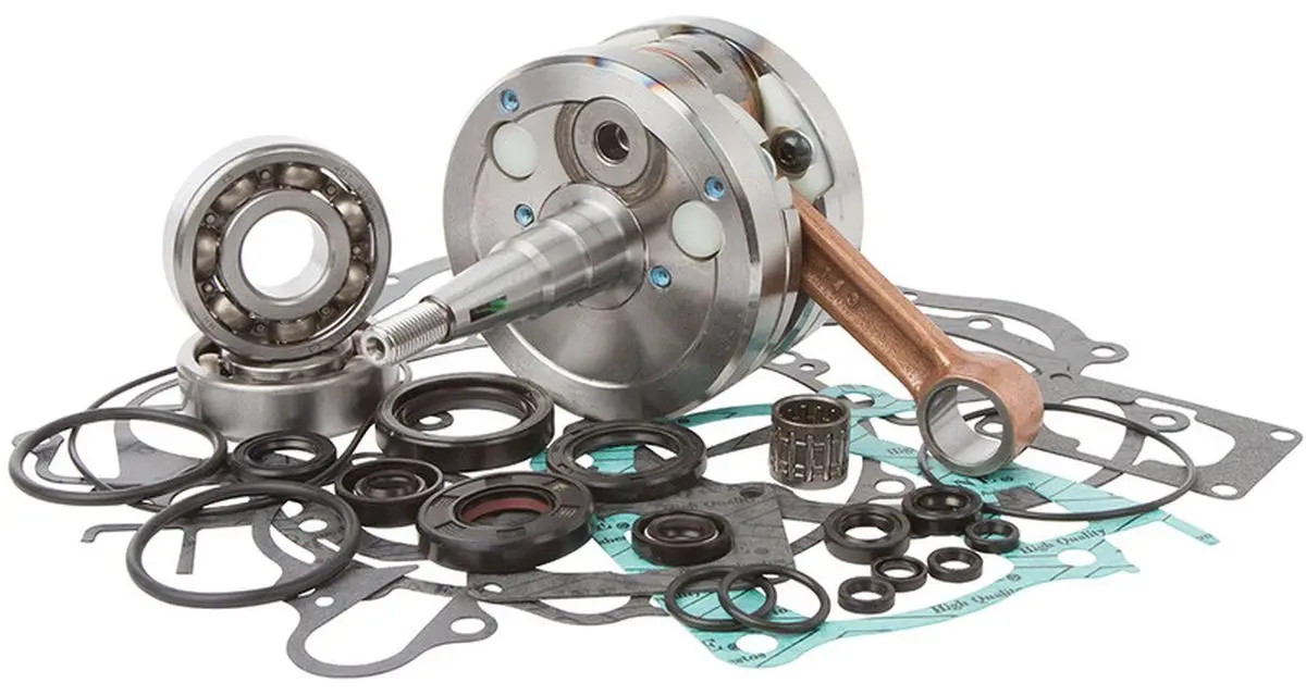 HOT RODS opravná sada spodní části motoru YAMAHA YZ 125 02-04 (kliková hřídel, ložiska, těsnění, těsnění) (HOT RODS opravná sada spodní části motoru)