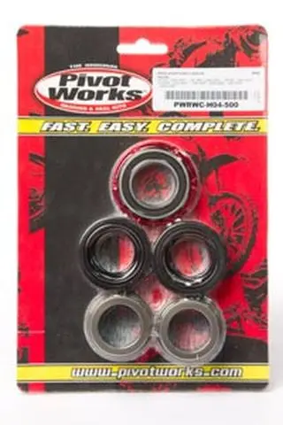 PIVOT WORKS sada ložisek s vodotěsnými pouzdry zadního kola HONDA CRF 25R 04-24, CR 125R 02-07, CRF 450R 02-24 (PIVOT WORKS sada ložisek s)