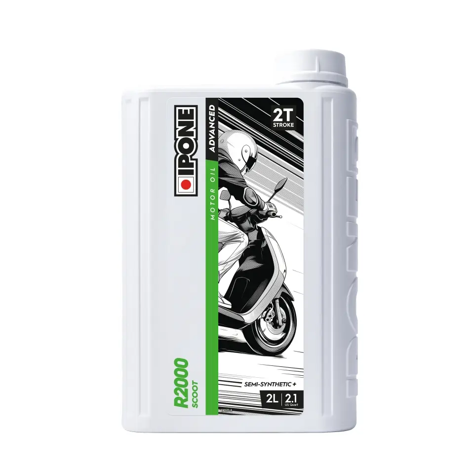 IPONE R2000 SCOOT 2T olej pro dávkovač SEMI-SYNTHETIC PLUS 2L (AKC) nahrazuje 800123 (IPONE R2000 SCOOT 2T olej pro dávkovač SEMI-SYNTHETIC PLUS 2L)