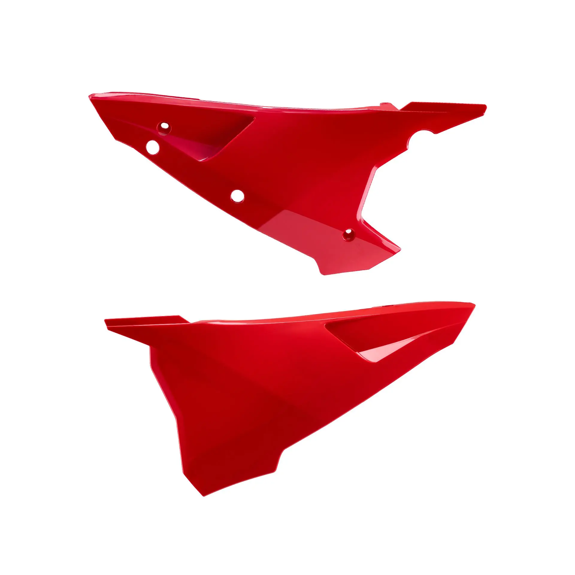 POLISPORT boční tabulky na startovací číslo RIEJU MR 200,250,300 20-26 barva červená (obě strany) ( )