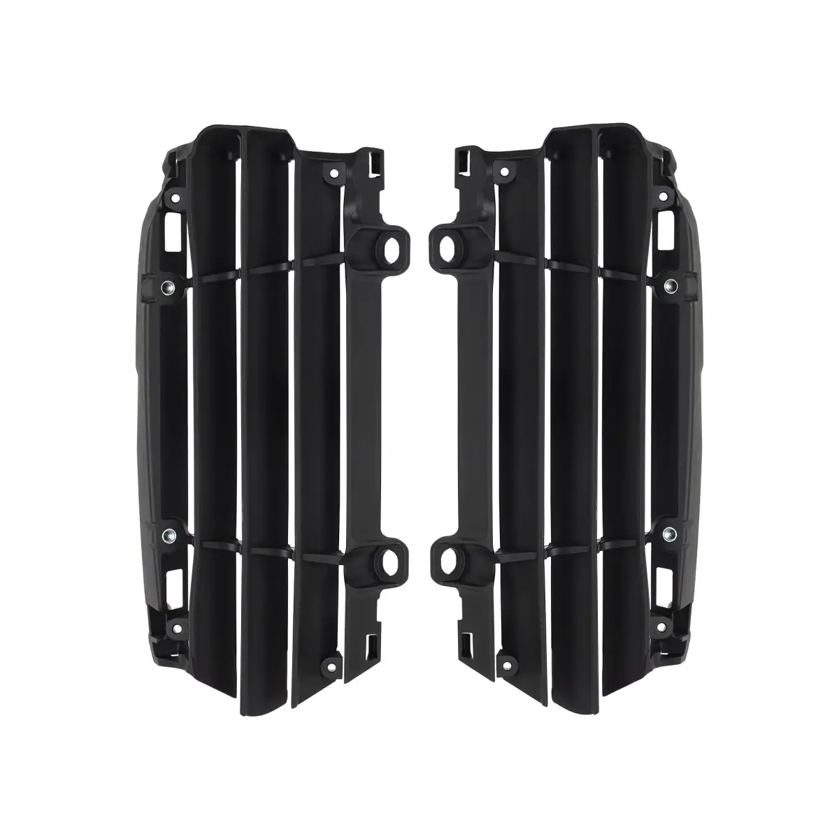 POLISPORT kryty chladiče (mřížky – komplet) KTM SX/SXF 125/150/200/250/350/450 23-26; EXC/EXC-F 125/200/250/300/350/450 24-26; HUSQVARNA TE/FE 24-26;