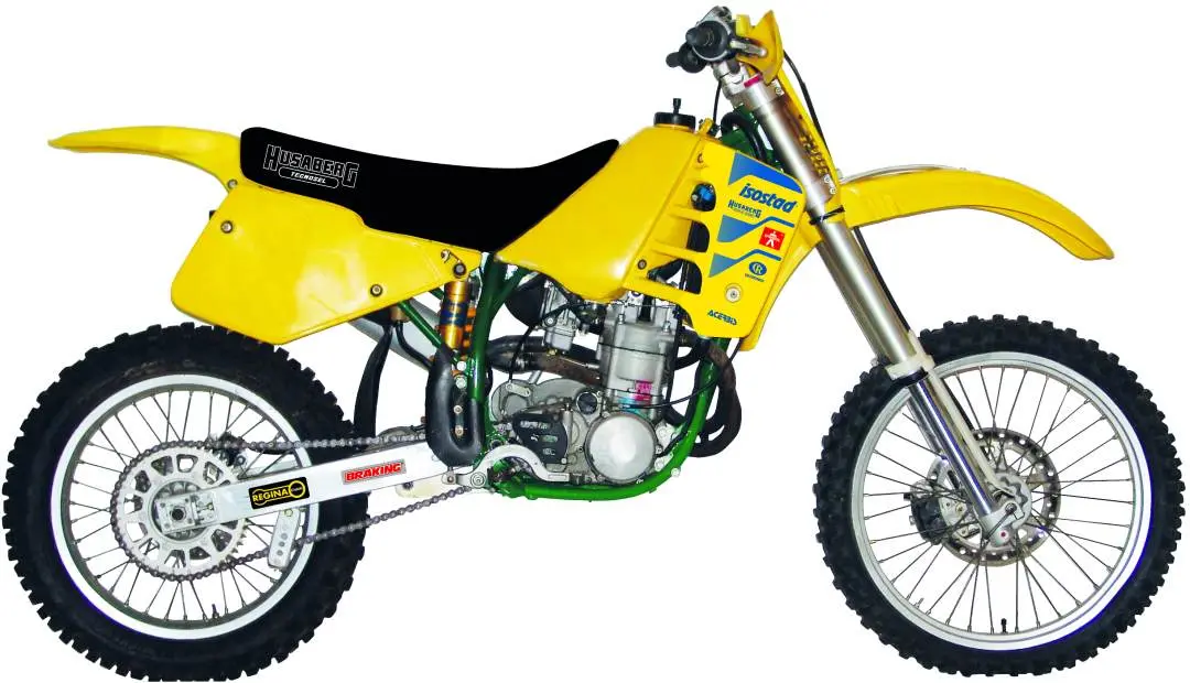 TECNOSEL (BLACKBIRD) sada samolepek (dýhy) + potah sedla HUSABERG FE/FS 90-99, REPLICA TEAM HUSABERG 90 (TECNOSEL (BLACKBIRD) sada samolepek (dýhy) +)