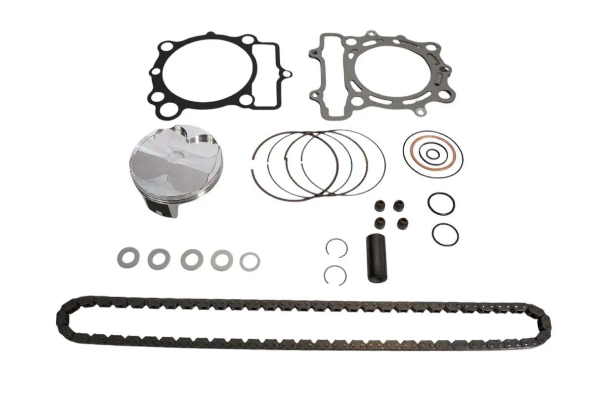 VERTEX sada na opravu horní části motoru KAWASAKI KX 250 F (KXF250) 23-24 (STD. 77.95mm) (14.1:1) (píst, těsnění TOP-END, rozvodový řetěz)