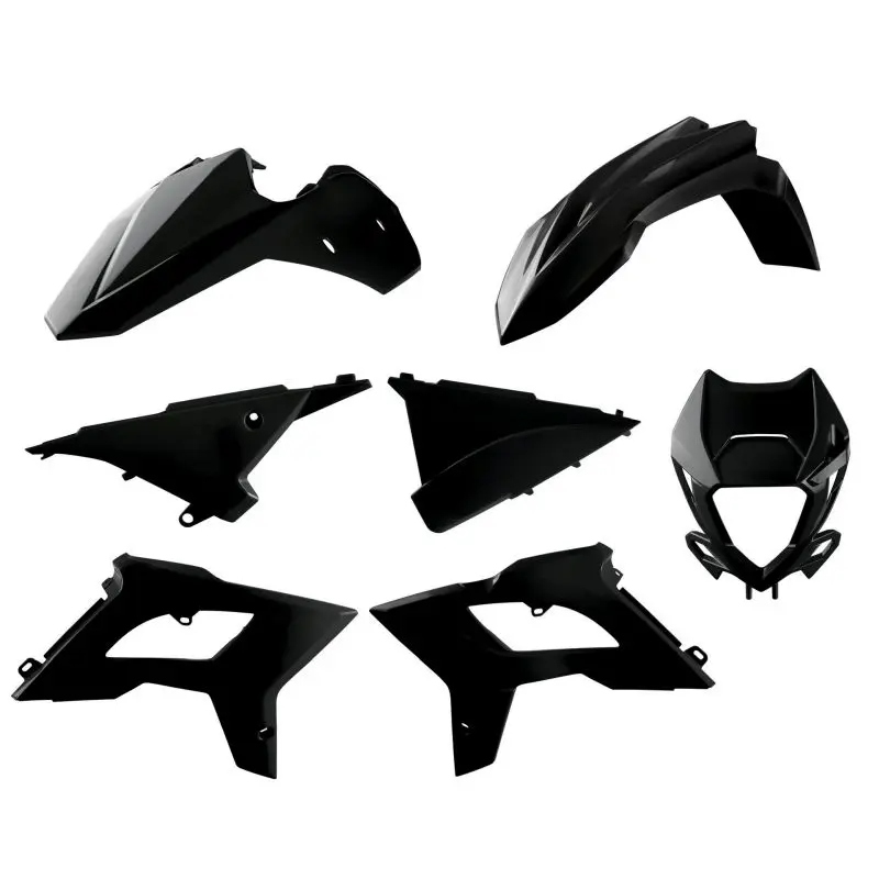 POLISPORT kompletní sada plastů BETA 2T/4T 13-17 (restyling na model 2022) barva černá (POLISPORT kompletní sada plastů BETA 2T/4T 13-17 (restyling)