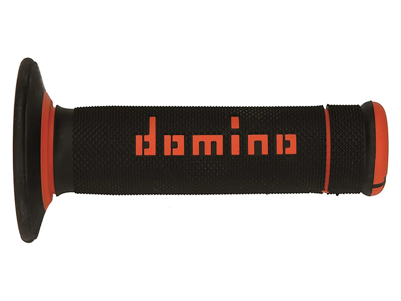 DOMINO gripy OFF ROAD dvousložkové barva černá oranžová ( )