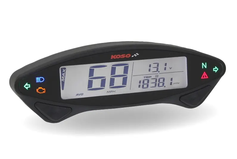 KOSO univerzální tachometr model DB EX-02S KTM/HUSQVARNA/HUSABERG/BETA RR (EL) (se snímačem a magnetem) (KOSO univerzální tachometr model DB EX-02S)