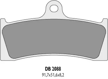 DELTA BRAKING brzdové destičky KH249 (DELTA BRAKING brzdové destičky KH249)