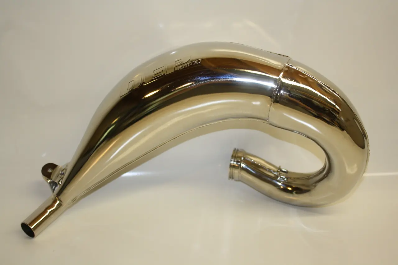 DEP PIPES difuzor/komora/rezonanční trubice poniklovaná (FRONT EXHAUST PIPE NICKEL): KTM SX/EXC 200 '03-'13 (na objednávku) (DEP PIPES)